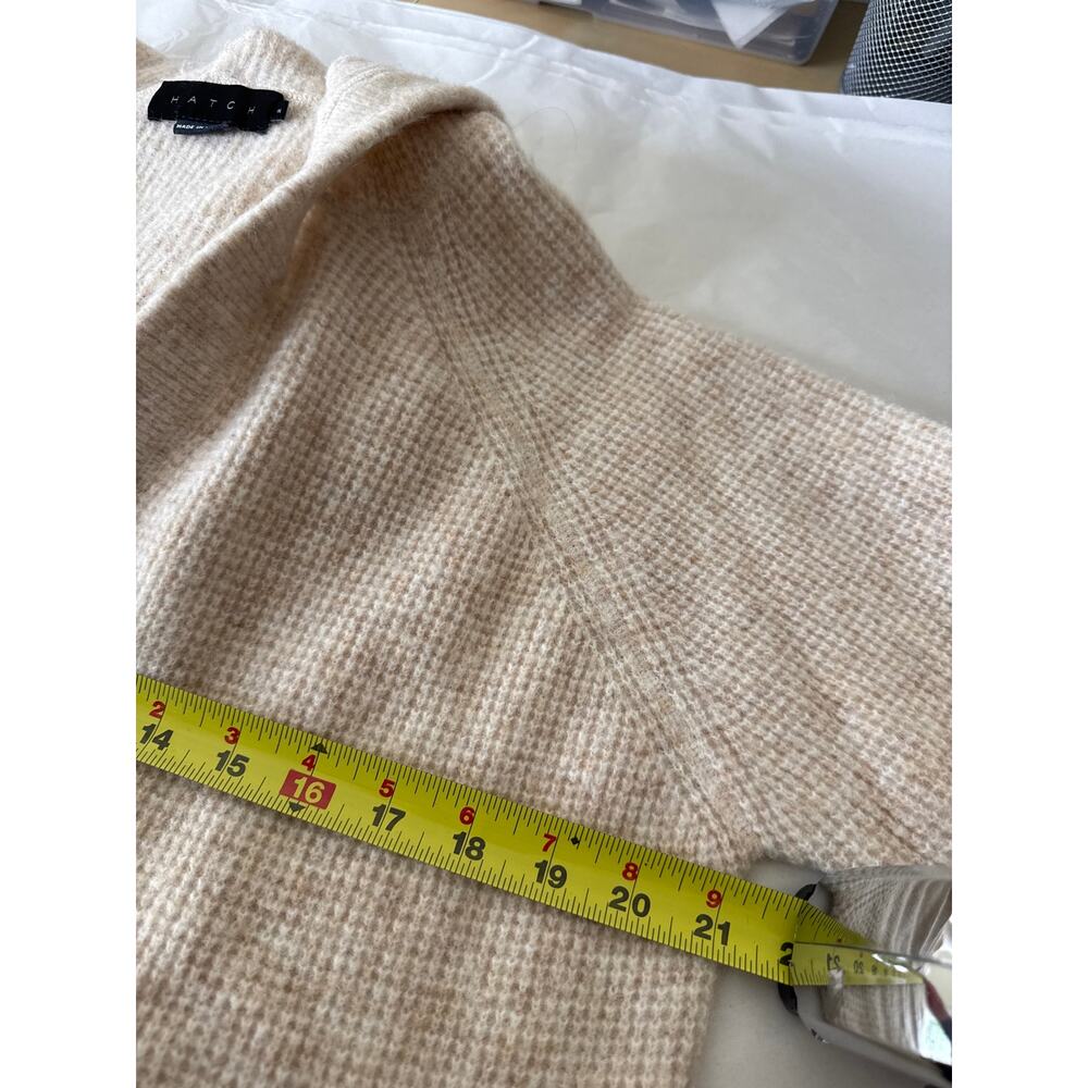 HATCH The Cozy Waffle Visitor Hoodie (M) + Maternity Jogger (S) Oatmeal Mélange - Picture 10 of 13